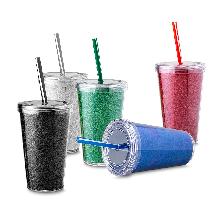 COPO PLASTICO COM TAMPA 550ML PERSONALIZADO